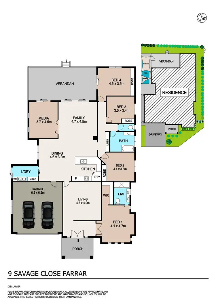 Floorplan of Homely house listing, 9 Savage Close, Farrar NT 830