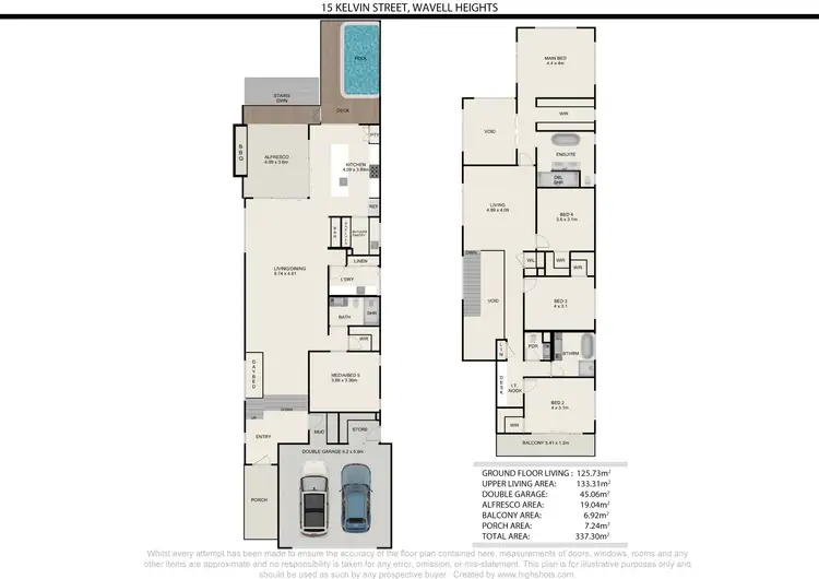 Floorplan of Homely house listing, 15 Kelvin Street, Wavell Heights QLD 4012