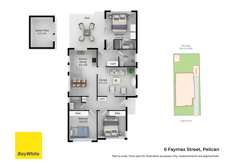 Floorplan of Homely house listing, 6 Faymax Street, Pelican NSW 2281