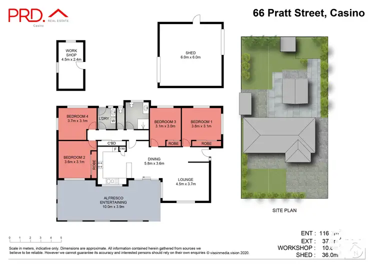 Floorplan of Homely house listing, 66 Pratt Street, Casino NSW 2470