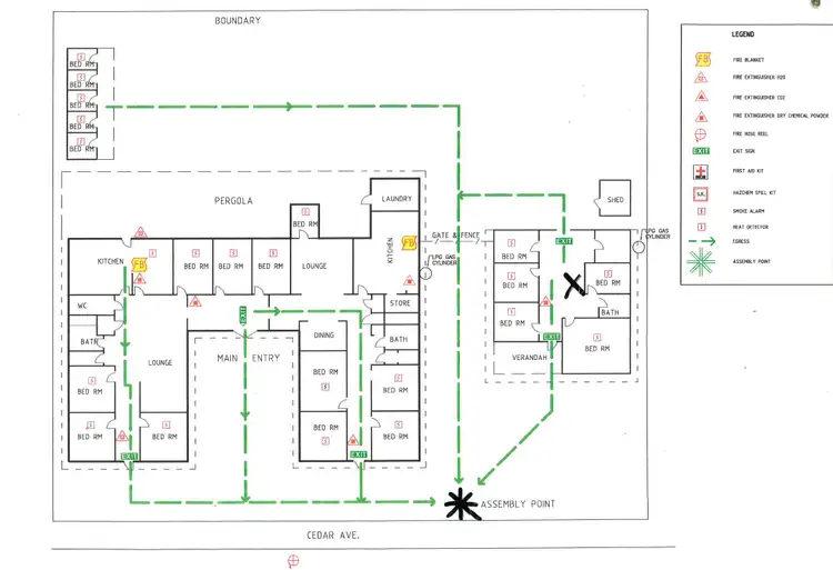 Floorplan of Homely house listing, 3-5 Cedar Avenue, Mildura VIC 3500