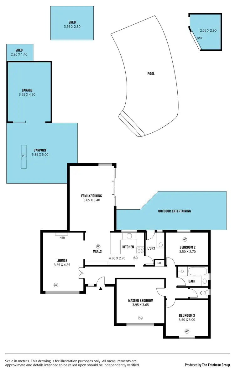 Floorplan of Homely house listing, 5 Hermitage Avenue, Morphett Vale SA 5162