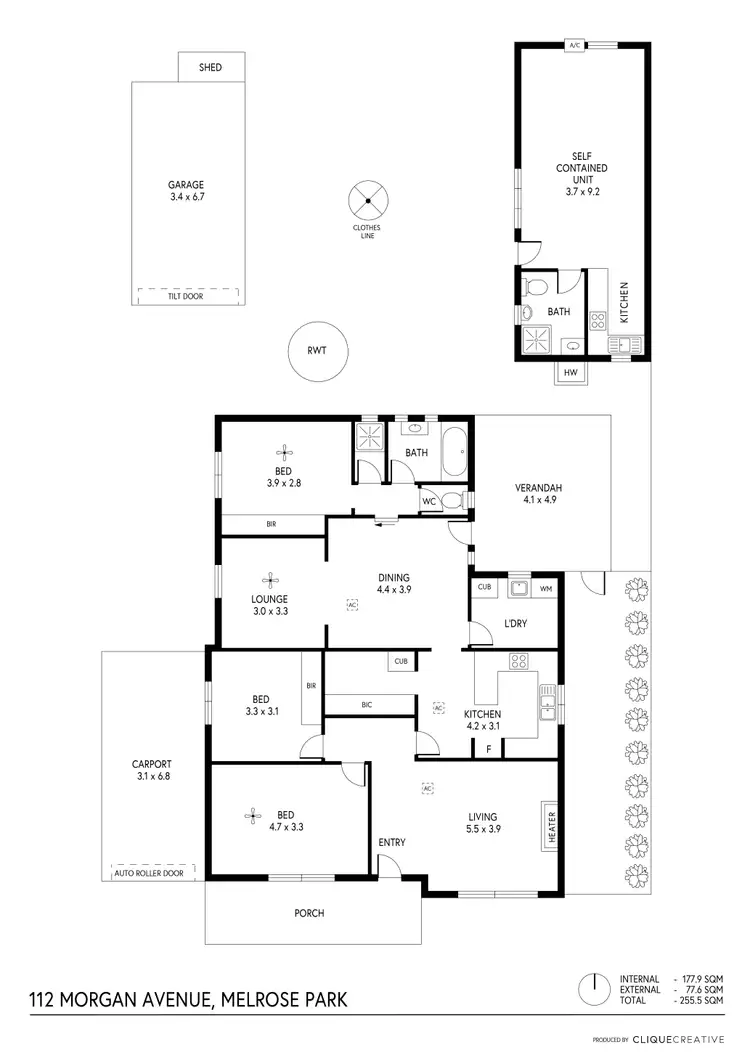 Floorplan of Homely house listing, 112 Morgan Avenue, Melrose Park SA 5039