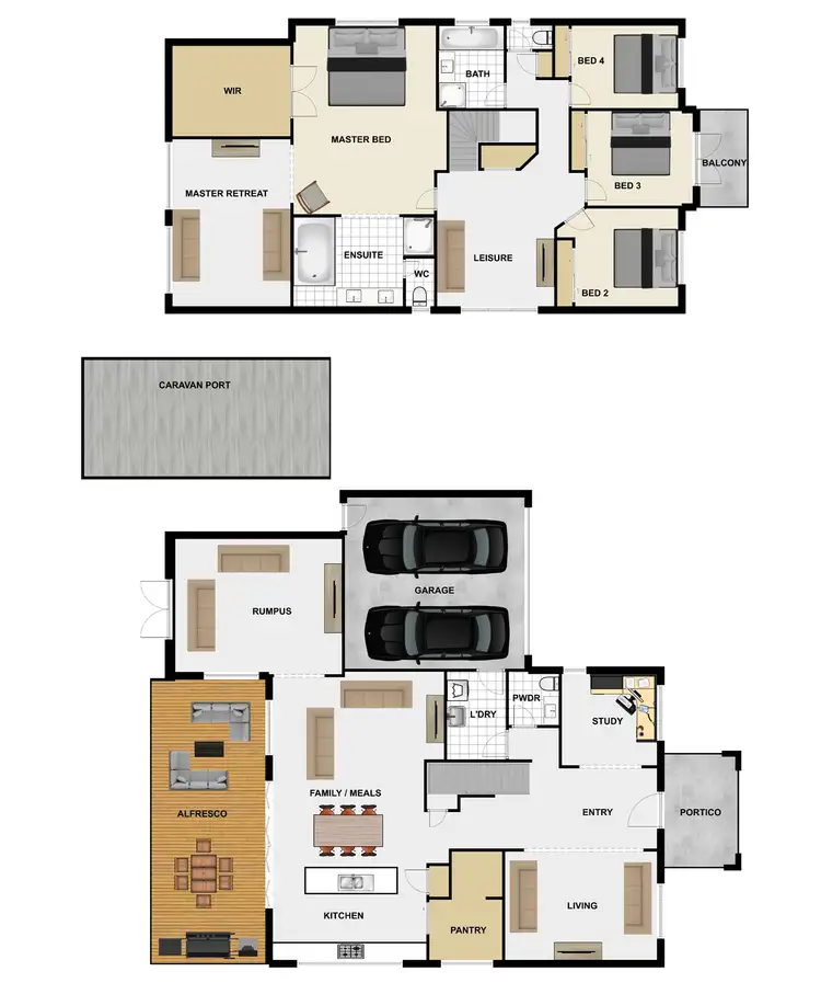 Floorplan of Homely house listing, 11 Stonyfell Place, Forest Lake QLD 4078