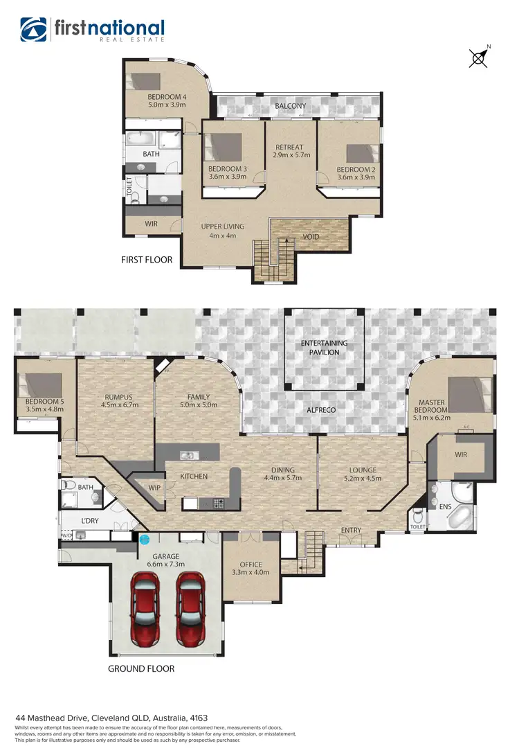 Floorplan of Homely house listing, 44 Masthead Drive, Raby Bay QLD 4163
