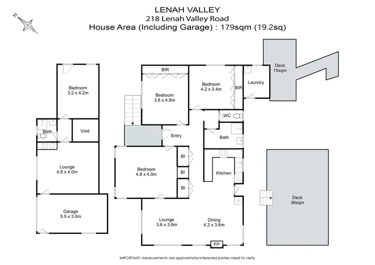 Floorplan of Homely house listing, 218 Lenah Valley Road, Lenah Valley TAS 7008
