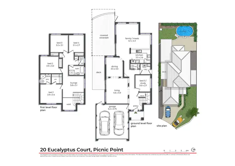 Floorplan of Homely house listing, 20 Eucalyptus Court, Picnic Point NSW 2213