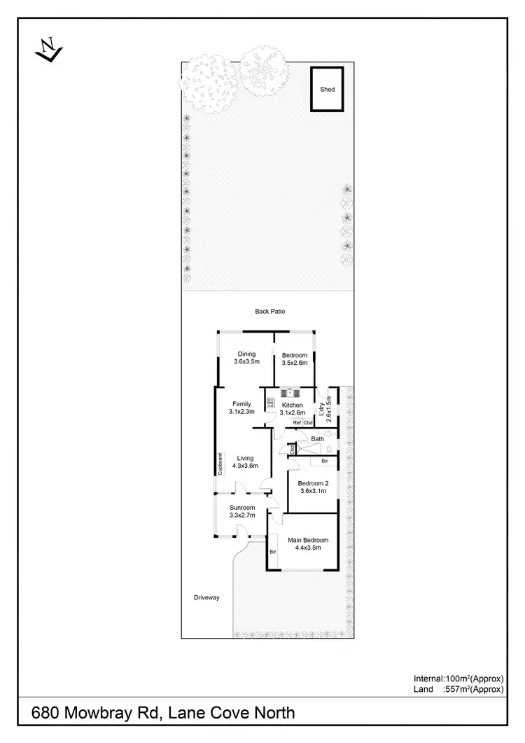 Floorplan of Homely house listing, 680 Mowbray Road West, Lane Cove North NSW 2066