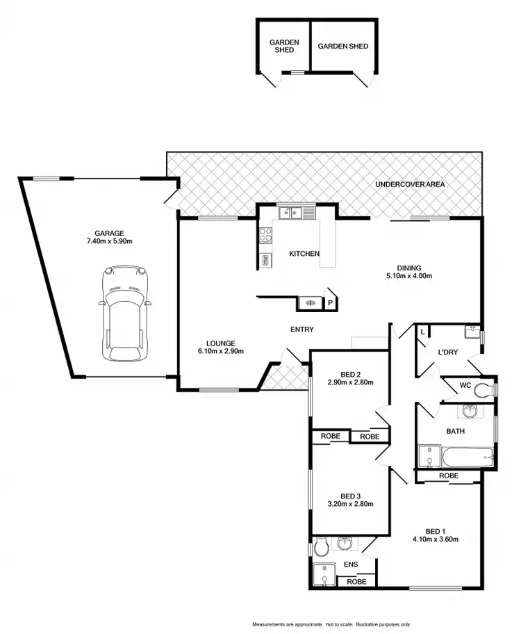 Floorplan of Homely house listing, 38 Julie Place, Lavington NSW 2641