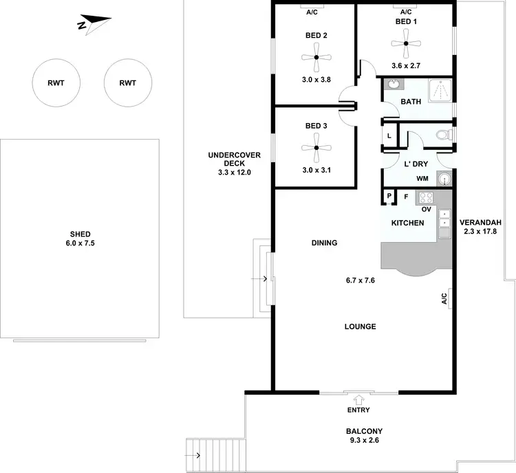 Floorplan of Homely house listing, 743 Cliffview Drive, Walker Flat SA 5238