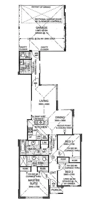 Floorplan of Homely house listing, 22 Weebill Way, Southern River WA 6110