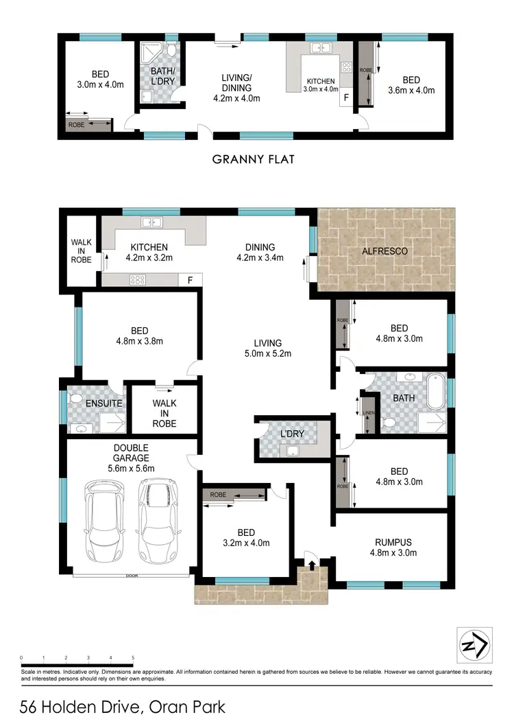 Floorplan of Homely house listing, 56 Holden Drive, Oran Park NSW 2570