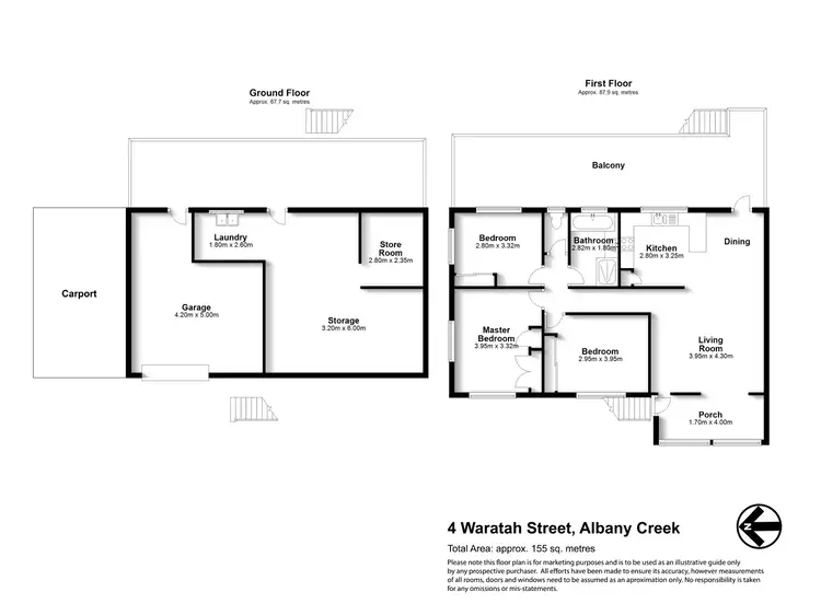 Floorplan of Homely house listing, 4 Waratah Street, Albany Creek QLD 4035