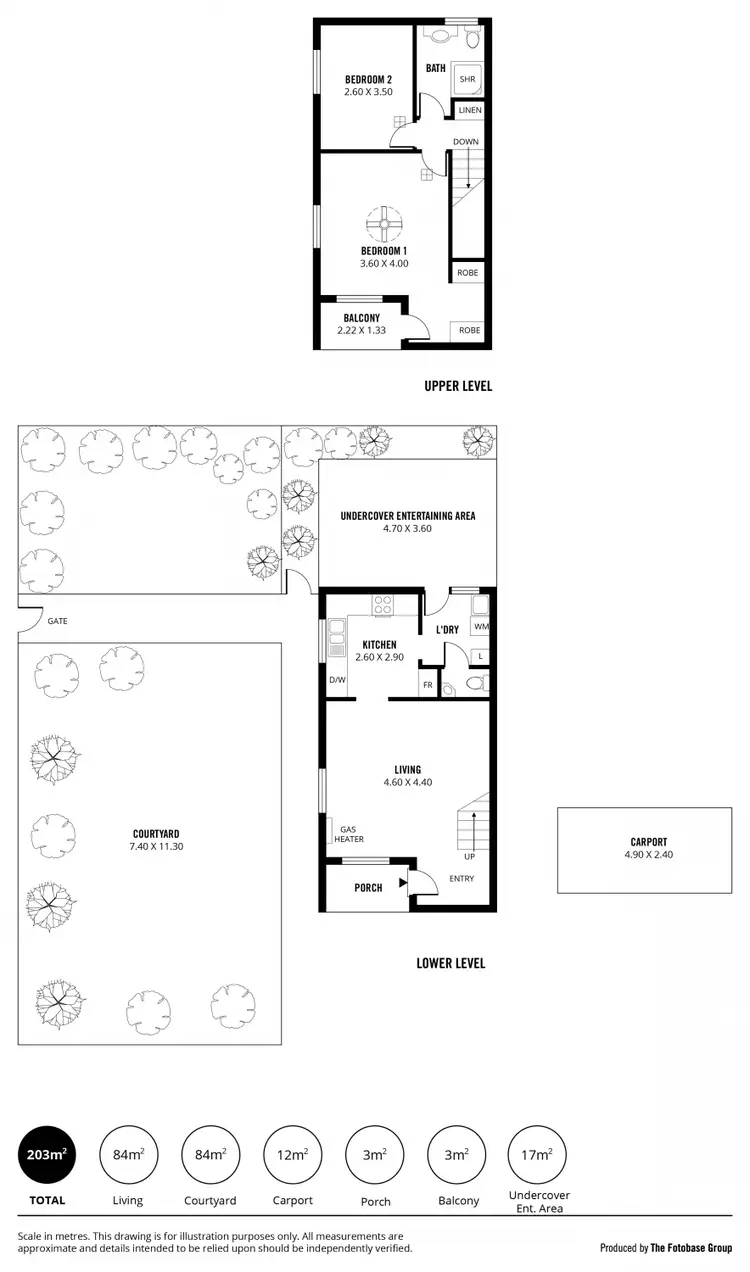 Floorplan of Homely unit listing, 1/171 Daws Road, St Marys SA 5042