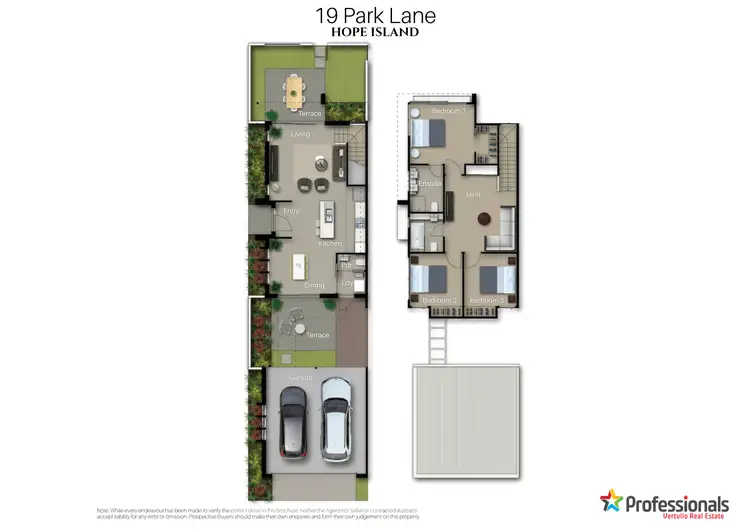 Floorplan of Homely townhouse listing, 19 Park Lane, Hope Island QLD 4212