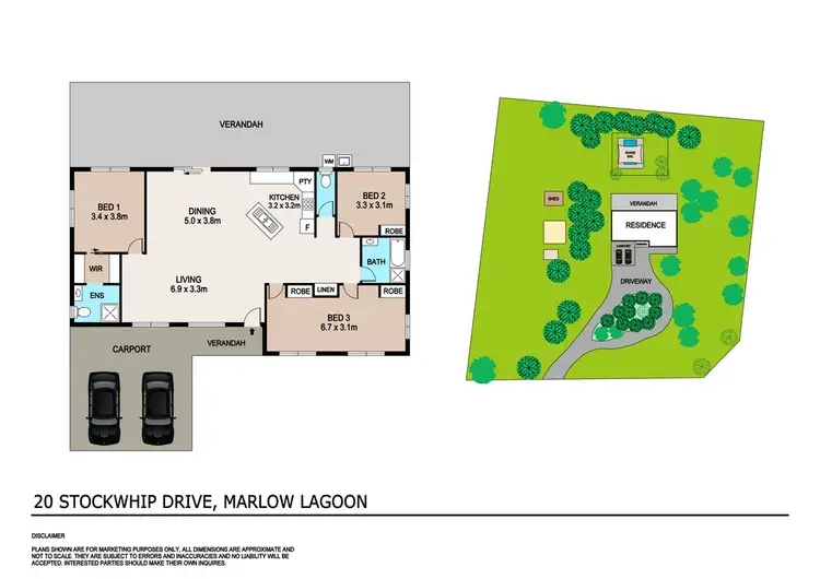Floorplan of Homely house listing, 20 Stockwhip Drive, Marlow Lagoon NT 830