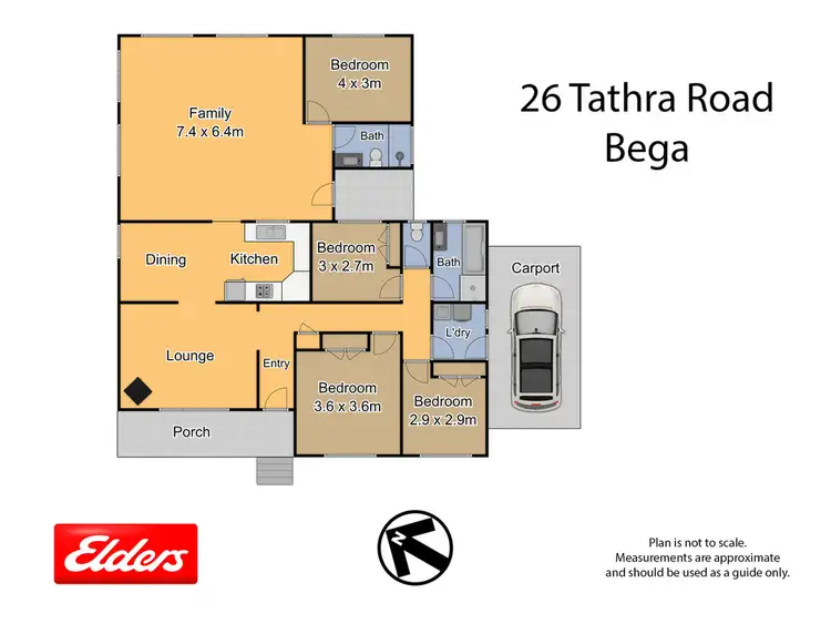 Floorplan of Homely house listing, 26 TATHRA ROAD, Bega NSW 2550