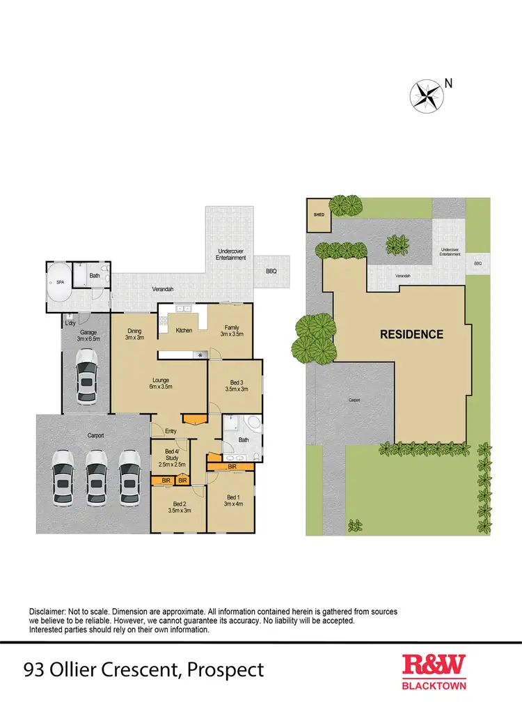 Floorplan of Homely house listing, 93 Ollier Crescent, Prospect NSW 2148