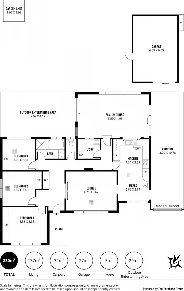 Floorplan of Homely house listing, 14 Wattle Grove, Parafield Gardens SA 5107