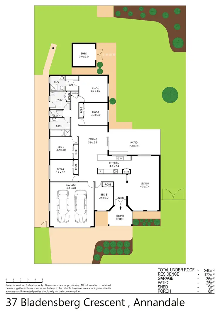 Floorplan of Homely house listing, 37 Bladensberg Crescent, Annandale QLD 4814