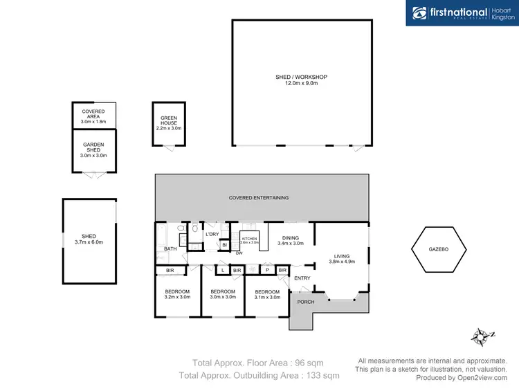 Floorplan of Homely house listing, 35 Top Swamp Road, Lachlan TAS 7140