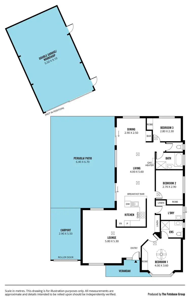 Floorplan of Homely house listing, 5 Amanda Way, Morphett Vale SA 5162