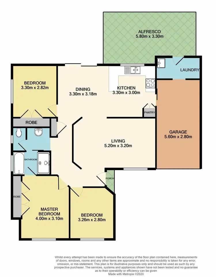 Floorplan of Homely unit listing, 1/10 Proserpine Close, Ashtonfield NSW 2323