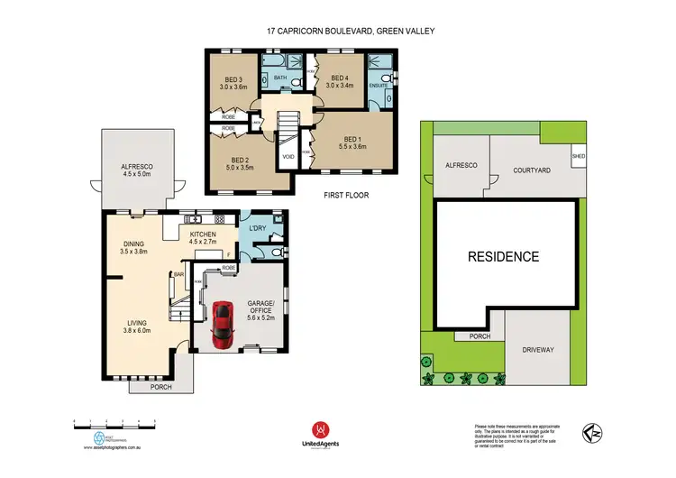 Floorplan of Homely house listing, 17 Capricorn Boulevard, Green Valley NSW 2168