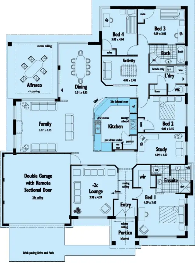 Floorplan of Homely house listing, 7 McKenzie Crescent, Dalyellup WA 6230