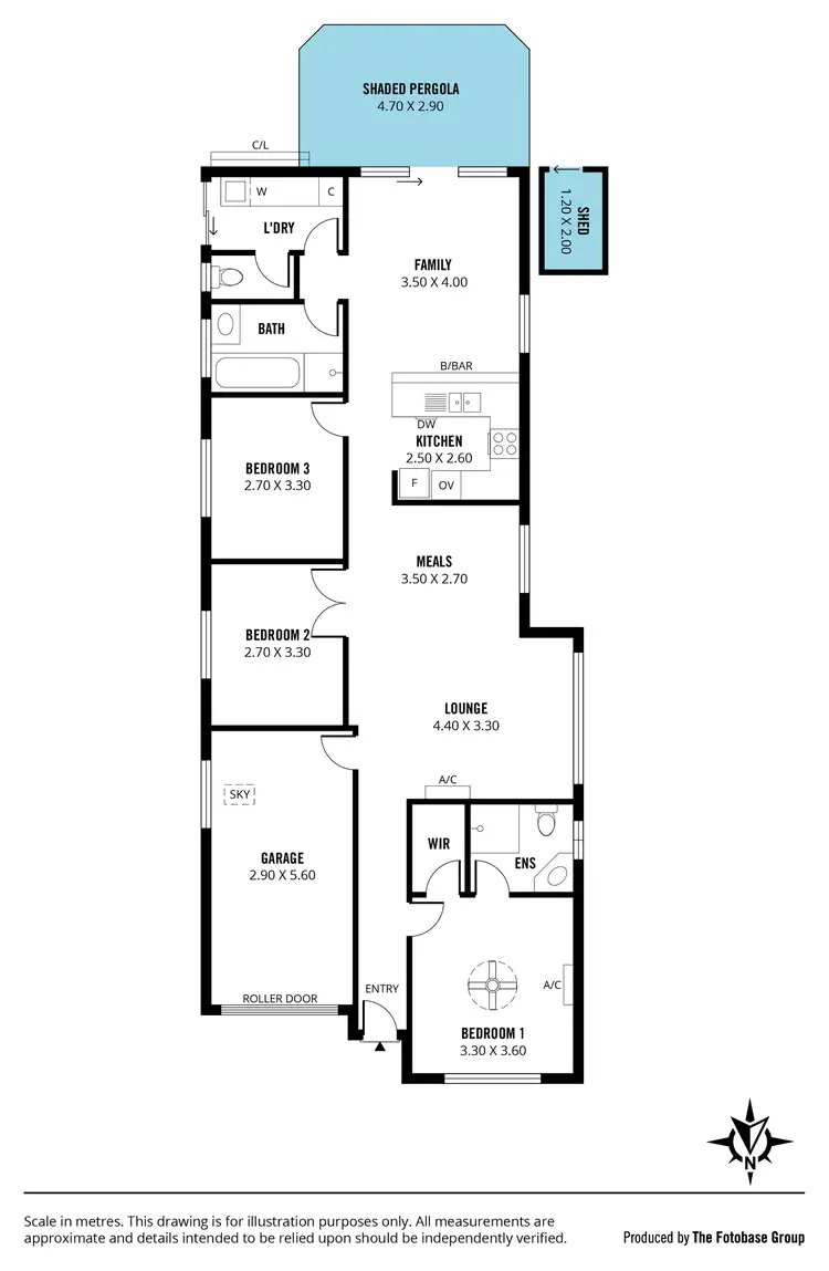 Floorplan of Homely house listing, 34 Carlisle Circuit, Seaford SA 5169