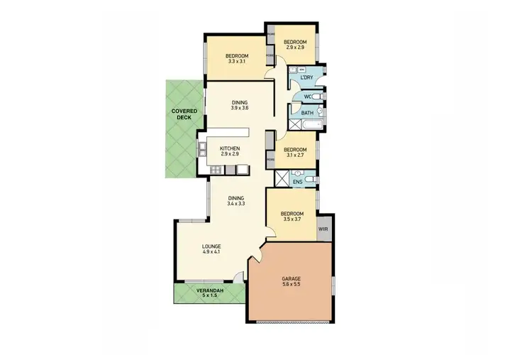 Floorplan of Homely house listing, 4 Antrim Close, Ashtonfield NSW 2323