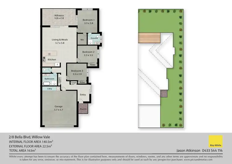 Floorplan of Homely house listing, 2/8 Bella Boulevard, Pimpama QLD 4209