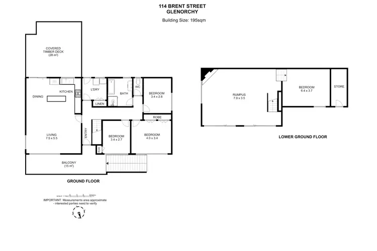 Floorplan of Homely house listing, 114 Brent Street, Glenorchy TAS 7010