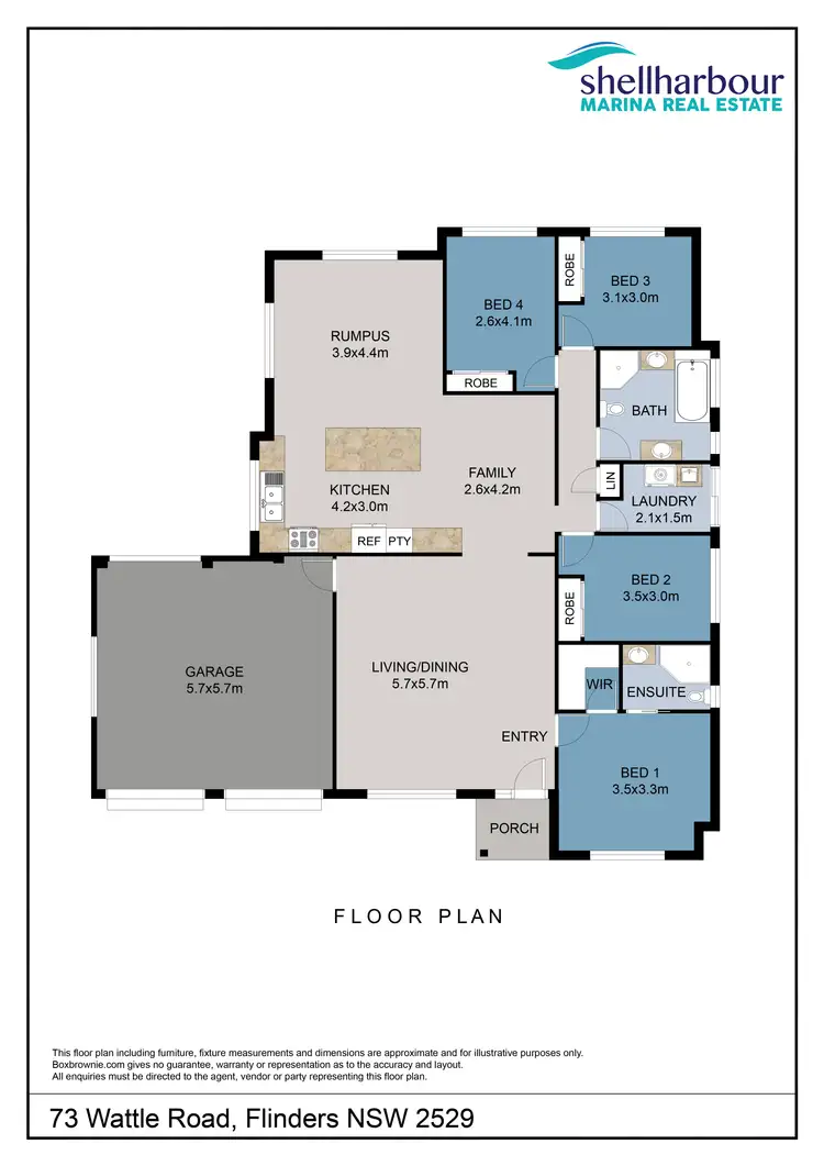 Floorplan of Homely house listing, 73 Wattle Road, Flinders NSW 2529