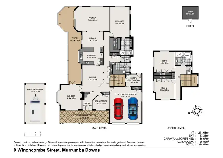 Floorplan of Homely house listing, 9 Winchcombe Avenue, Murrumba Downs QLD 4503