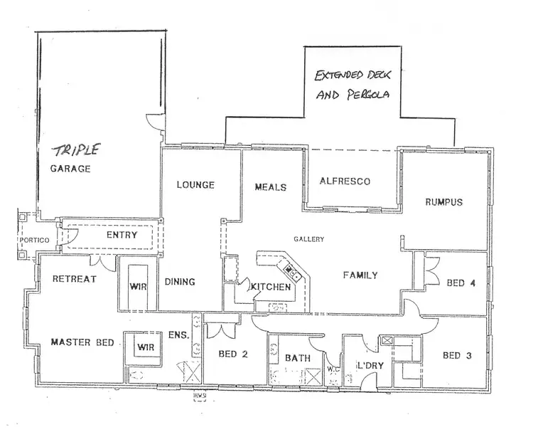 Floorplan of Homely house listing, 4 Sunridge Place, Berwick VIC 3806