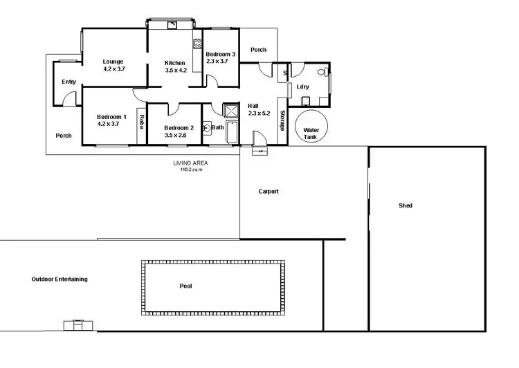 Floorplan of Homely house listing, 102 JC Smith Road, Berri SA 5343