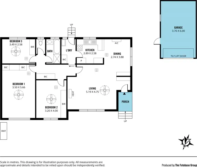 Floorplan of Homely house listing, 2 Bruce Place, Moana SA 5169