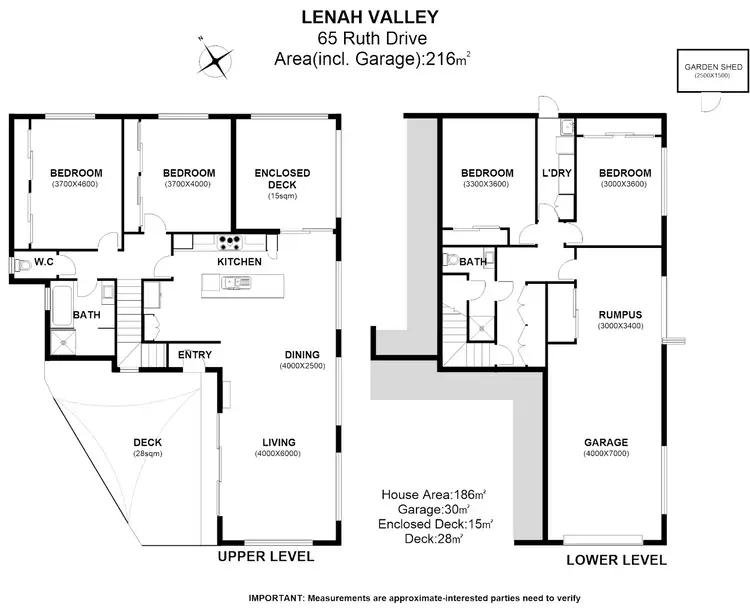 Floorplan of Homely house listing, 65 Ruth Drive, Lenah Valley TAS 7008