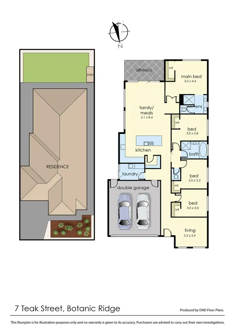 Floorplan of Homely house listing, 7 Teak Street, Botanic Ridge VIC 3977