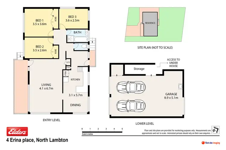 Floorplan of Homely house listing, 4 ERINA PLACE, North Lambton NSW 2299