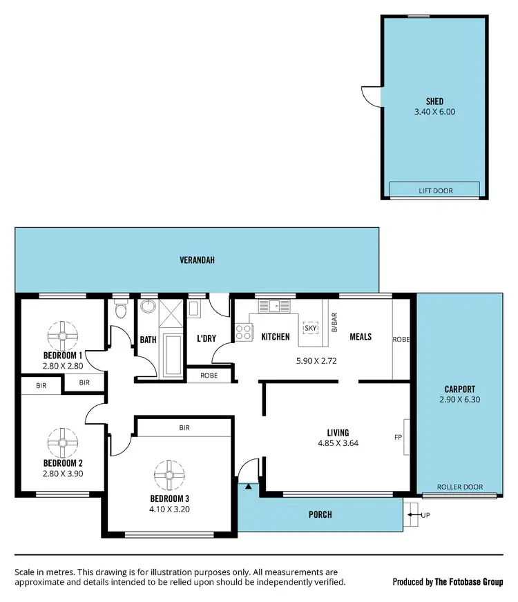Floorplan of Homely house listing, 13 Bruce Street, Morphett Vale SA 5162