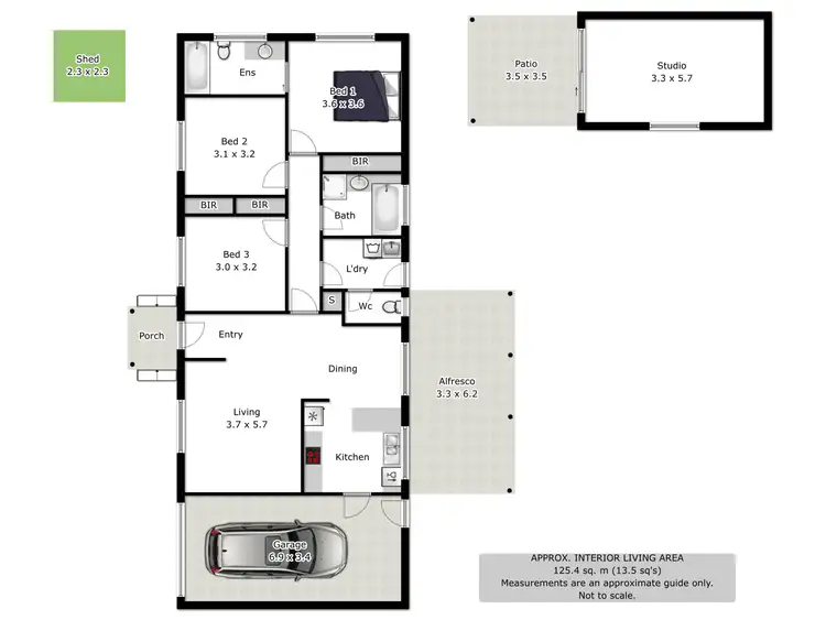 Floorplan of Homely house listing, 1/4 Holt Place, Wodonga VIC 3690
