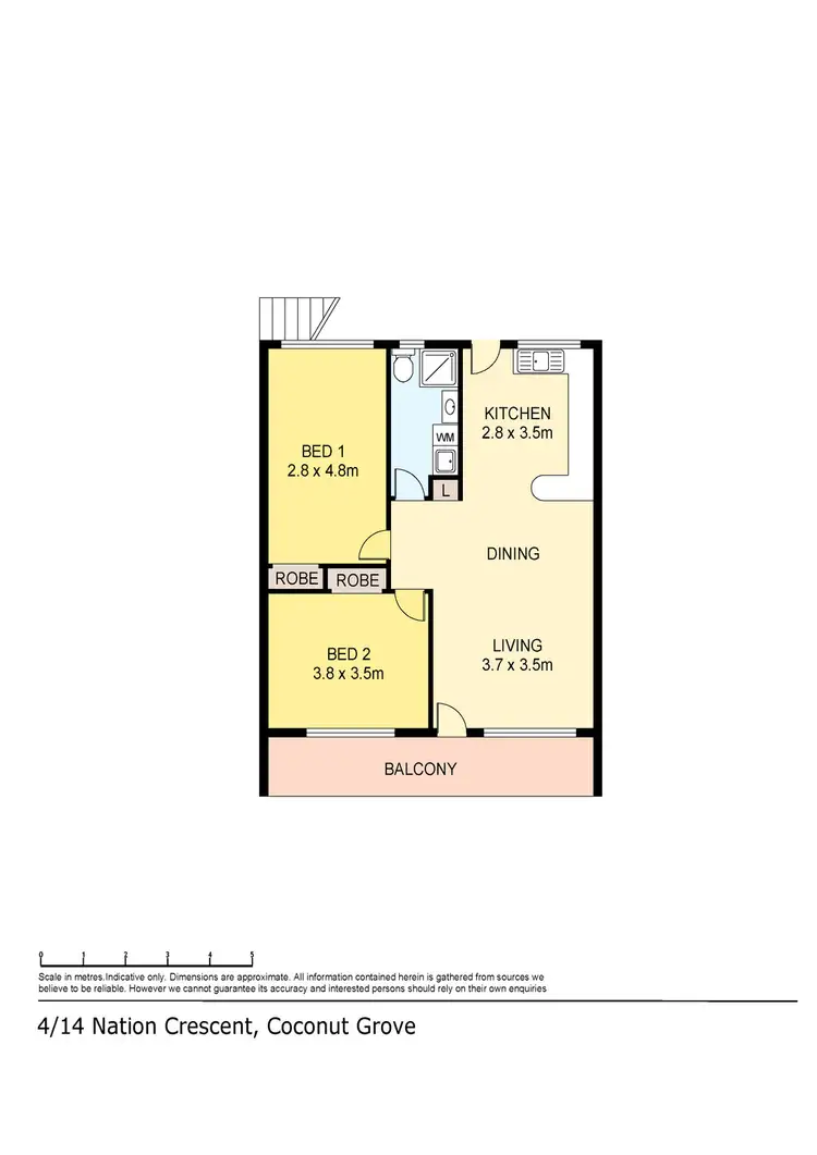 Floorplan of Homely block of units listing, 14 Nation Crescent, Coconut Grove NT 810