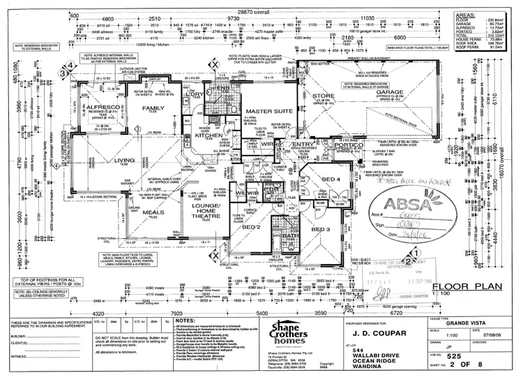 Floorplan of Homely house listing, 9 Wallabi Drive, Wandina WA 6530