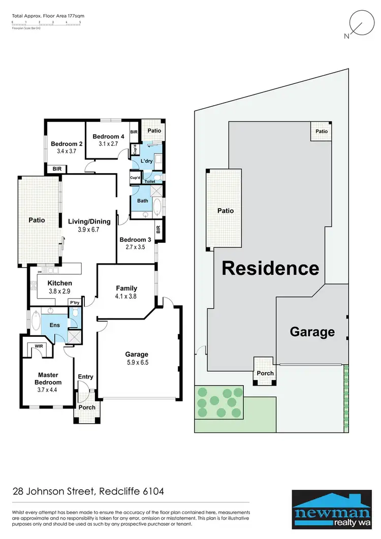Floorplan of Homely house listing, 28 Johnson Street, Redcliffe WA 6104