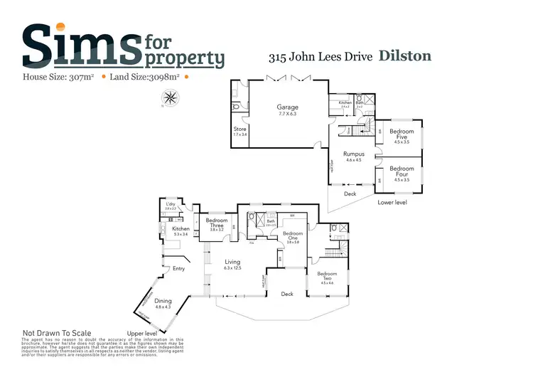 Floorplan of Homely house listing, 315 John Lees Drive, Dilston TAS 7252