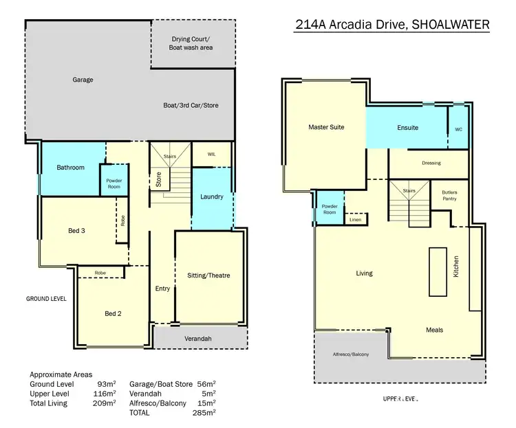 Floorplan of Homely house listing, 214A Arcadia Drive, Shoalwater WA 6169