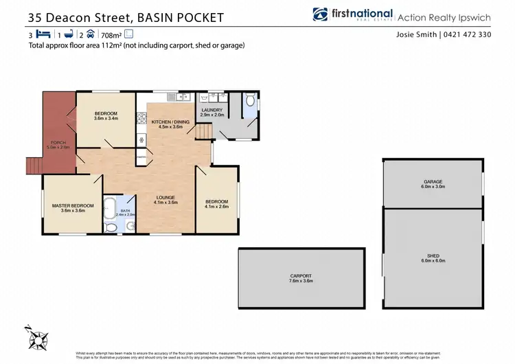 Floorplan of Homely house listing, 35 Deacon Street, Basin Pocket QLD 4305