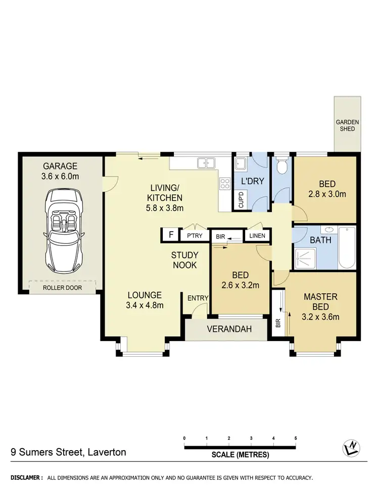 Floorplan of Homely house listing, 9 Sumers Street, Laverton VIC 3028